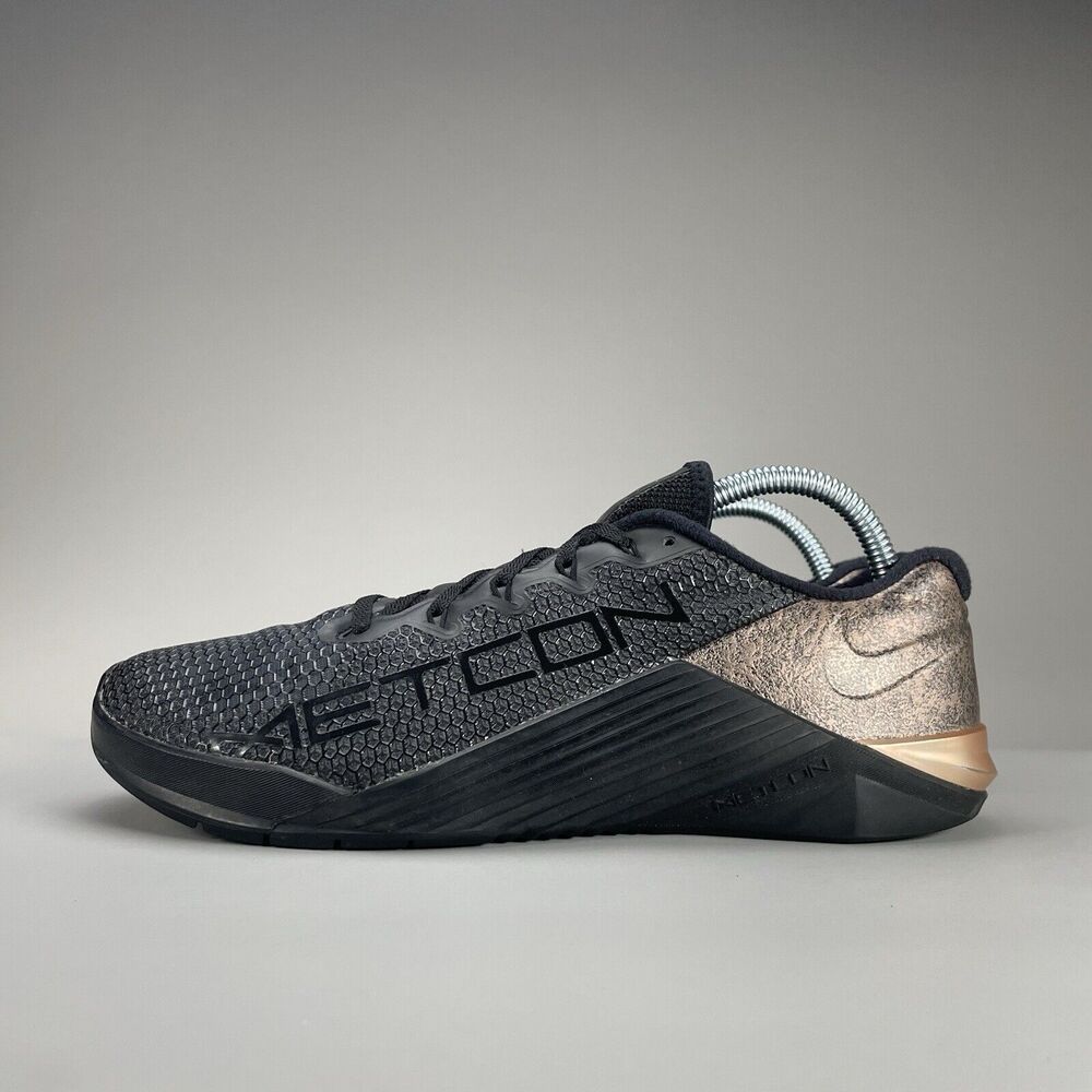 Nike Metcon 5 Women's 10 Black Rose Gold Cross Training Sneaker Athletic Shoes